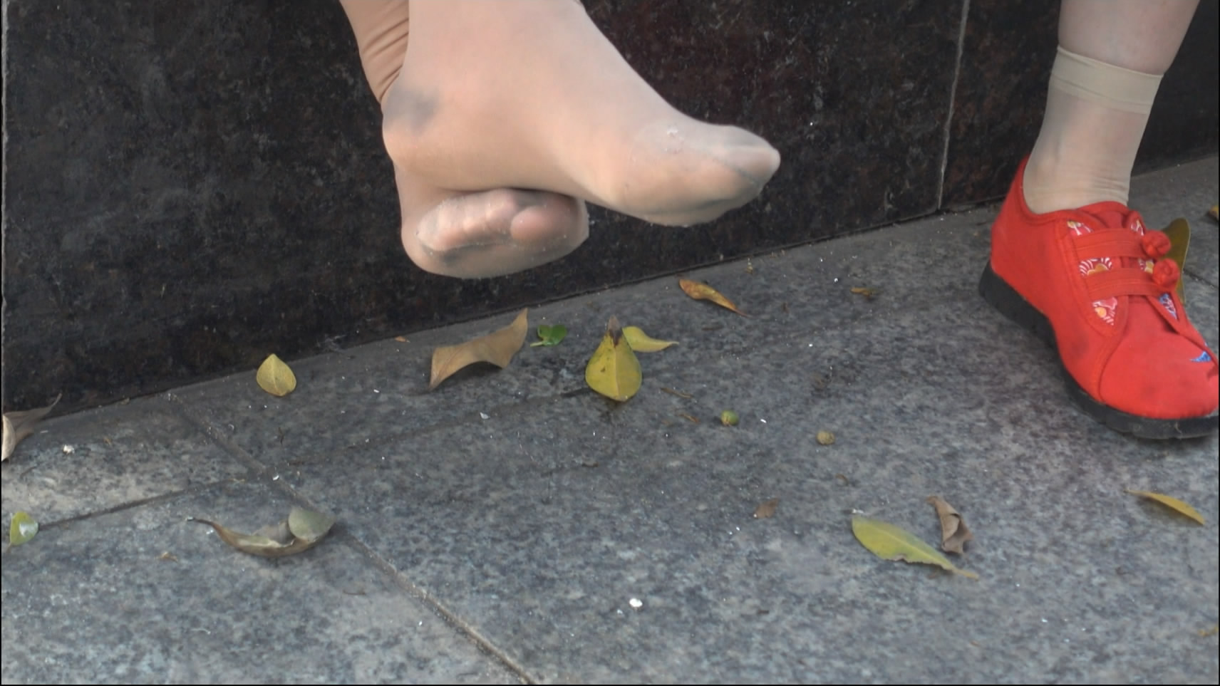Dating with nylon feet